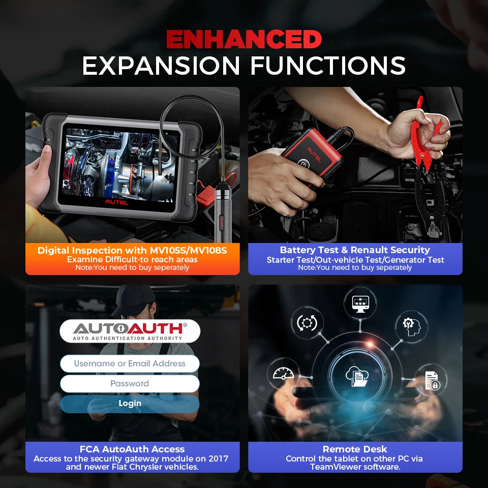 Autel MaxiCOM MK808KBT Bidirectional Diagnostic Scanner