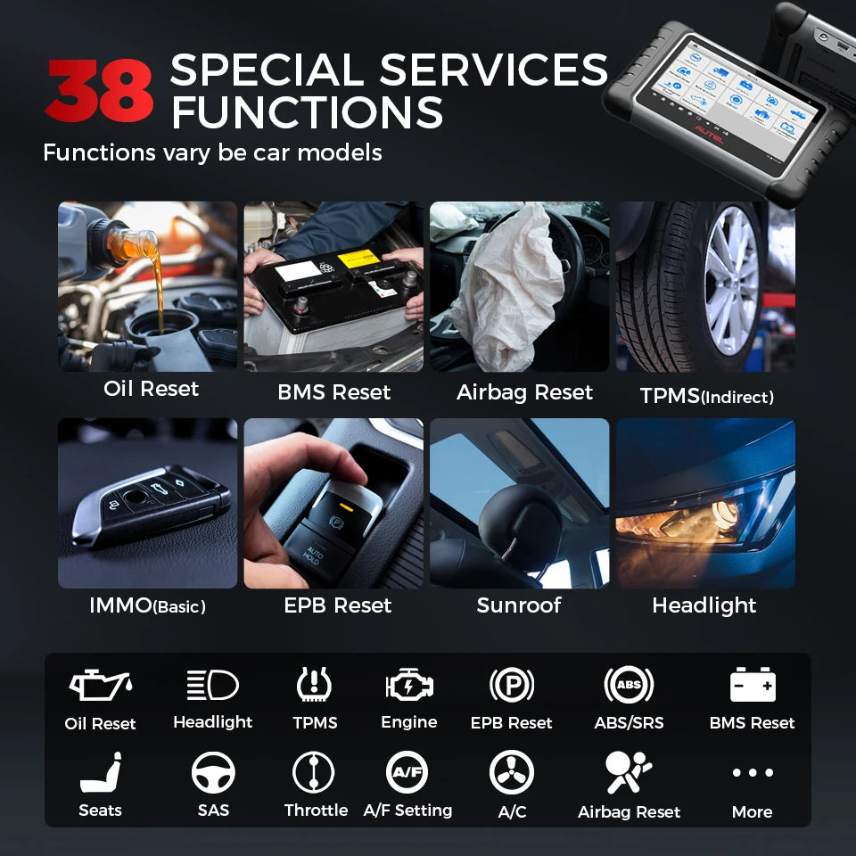 Autel MaxiCOM MK808KBT Bidirectional Diagnostic Scanner