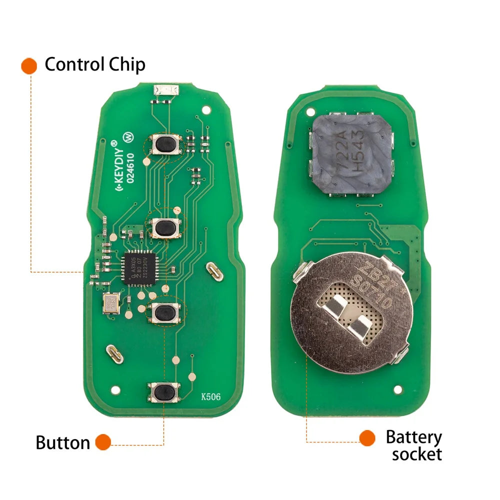 KEYDIY KD ZB27-4 Remote Key — Chrysler — image 5
