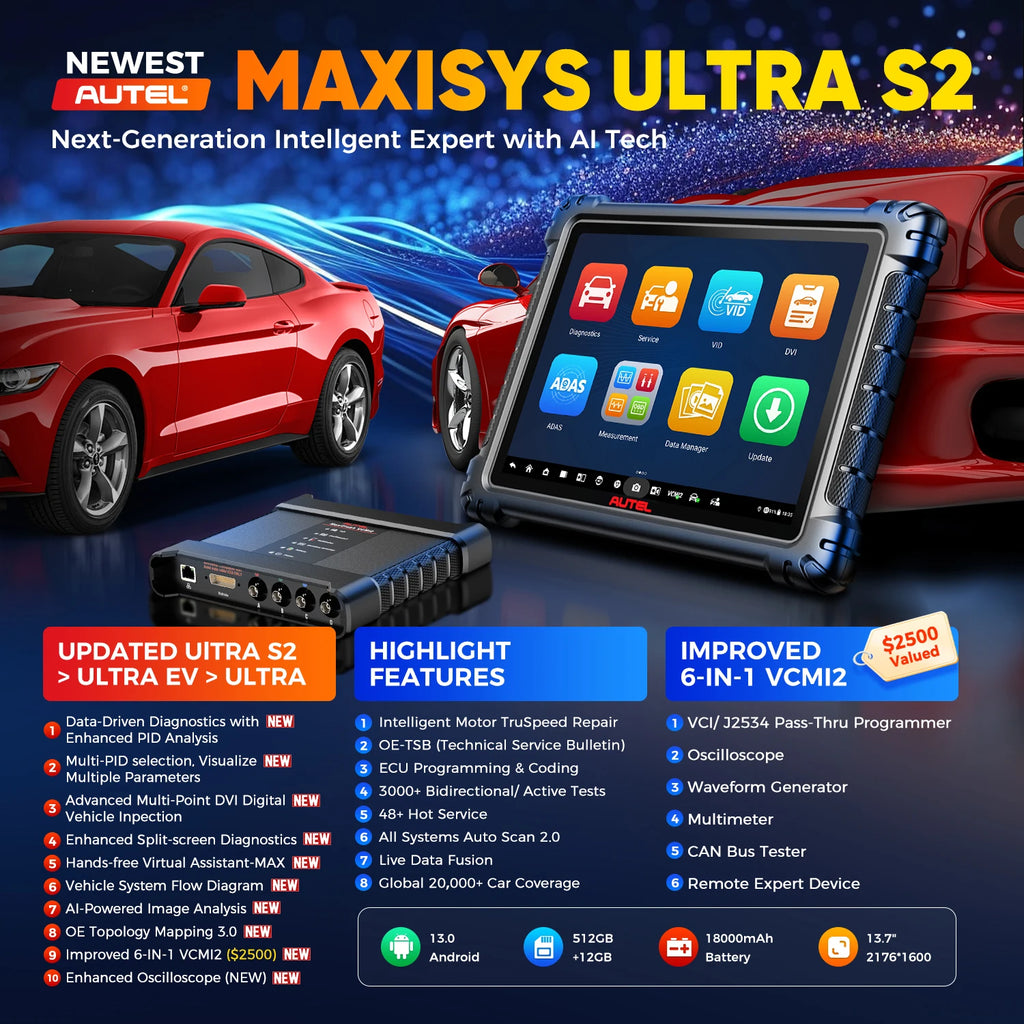 Autel MaxiSYS Ultra S Bidirectional Diagnostic Scanner