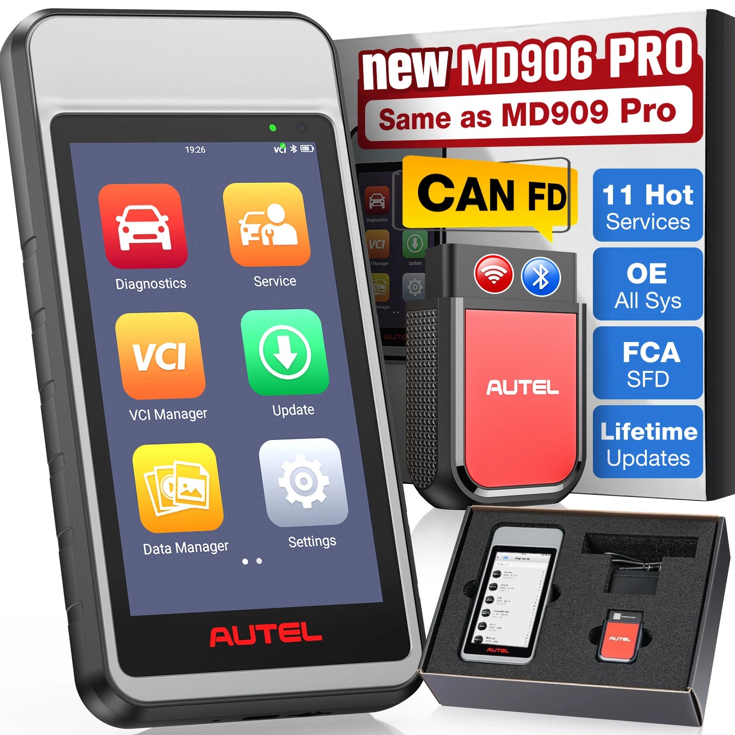 Autel MaxiDiag MD906 PRO Automotive Diagnostic Scanner
