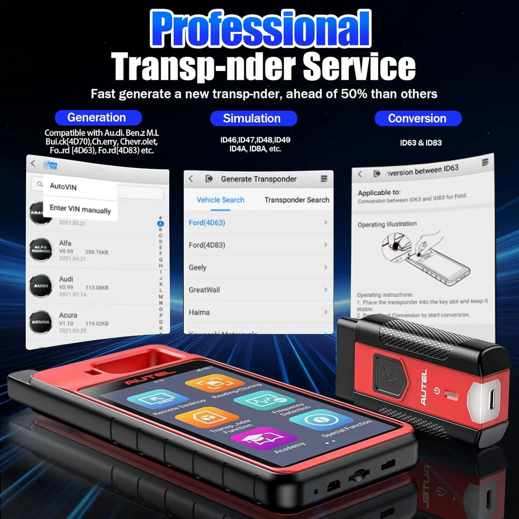 Autel MaxiIM KM100 Key Programmer and Immobilizer Tool