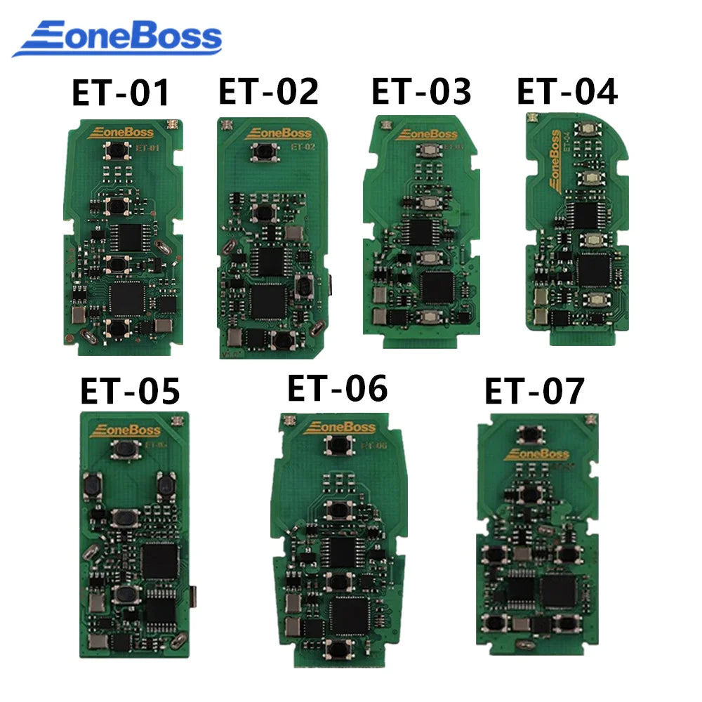 5PCS EoneBoss ET-01 ET-02 ET-03 ET-04 ET-05 ET-06 ET-07 for Toyota for Lexus for Subaru Universal Smart Remote Key PCB Board Blackbox Automotive Diagnostics