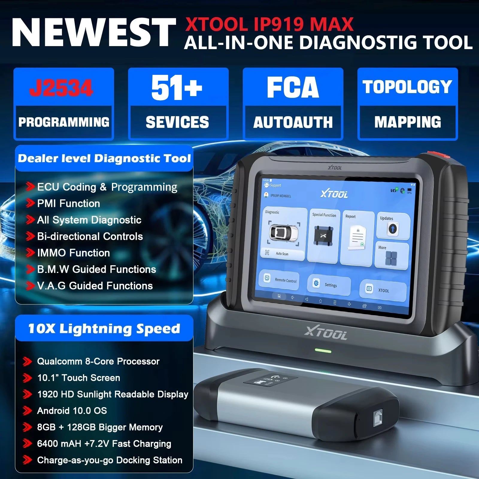 Blackbox Automotive Diagnostics Bidirectional Diagnostic Scanner