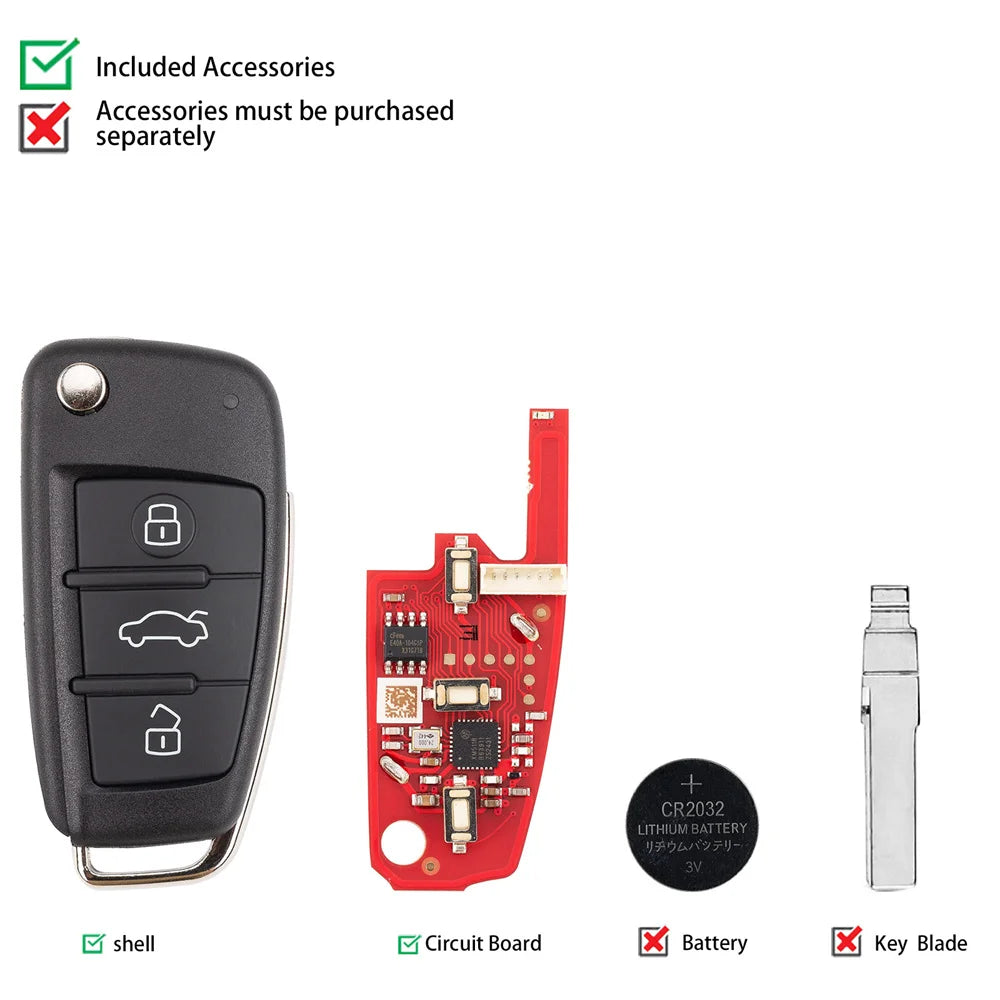 Xhorse XKA620EN 2nd Remote Key — Audi — image 6