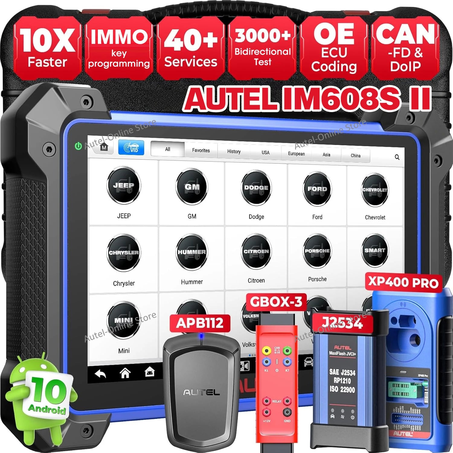 Autel MaxiIM IM608S II Key Programmer and Immobilizer Tool