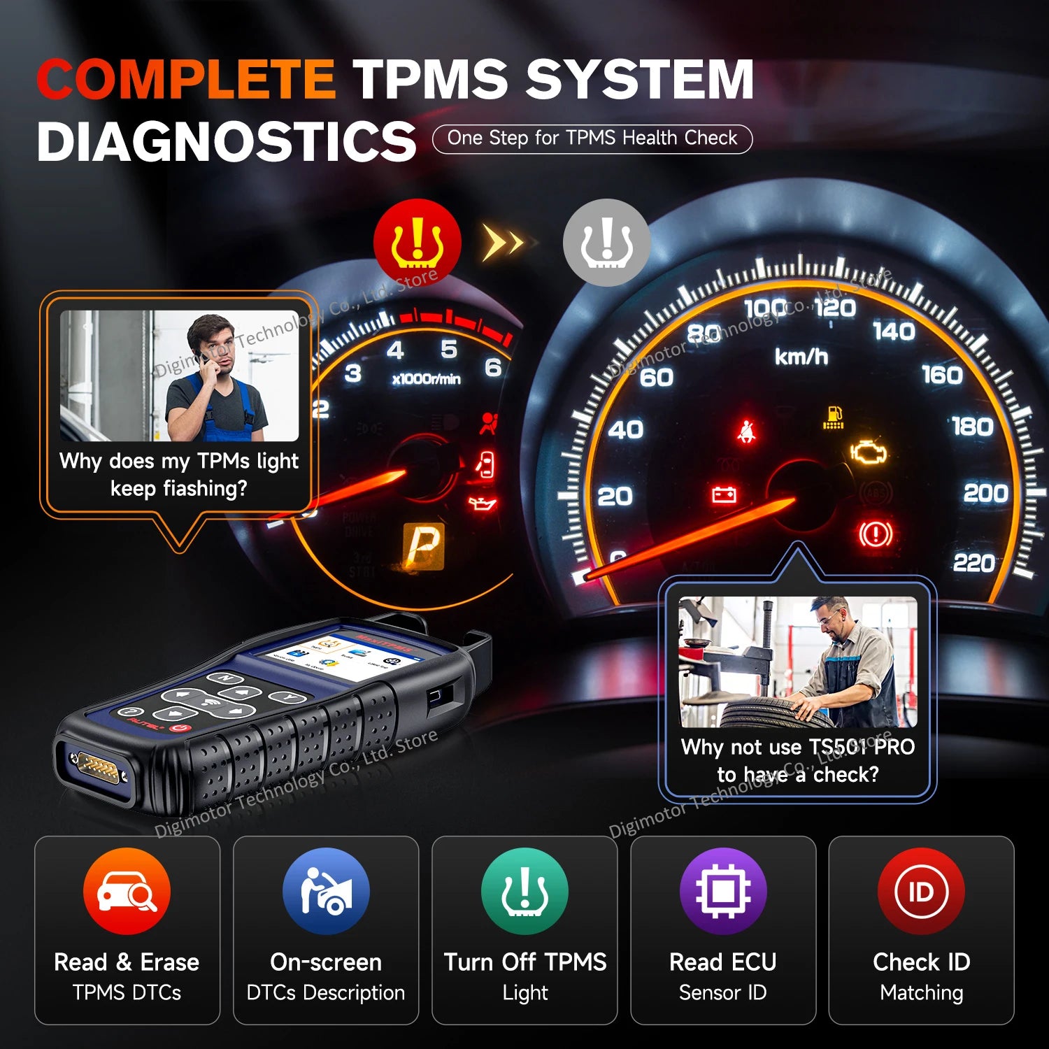 Autel TS501 Pro TPMS Sensor — image 4