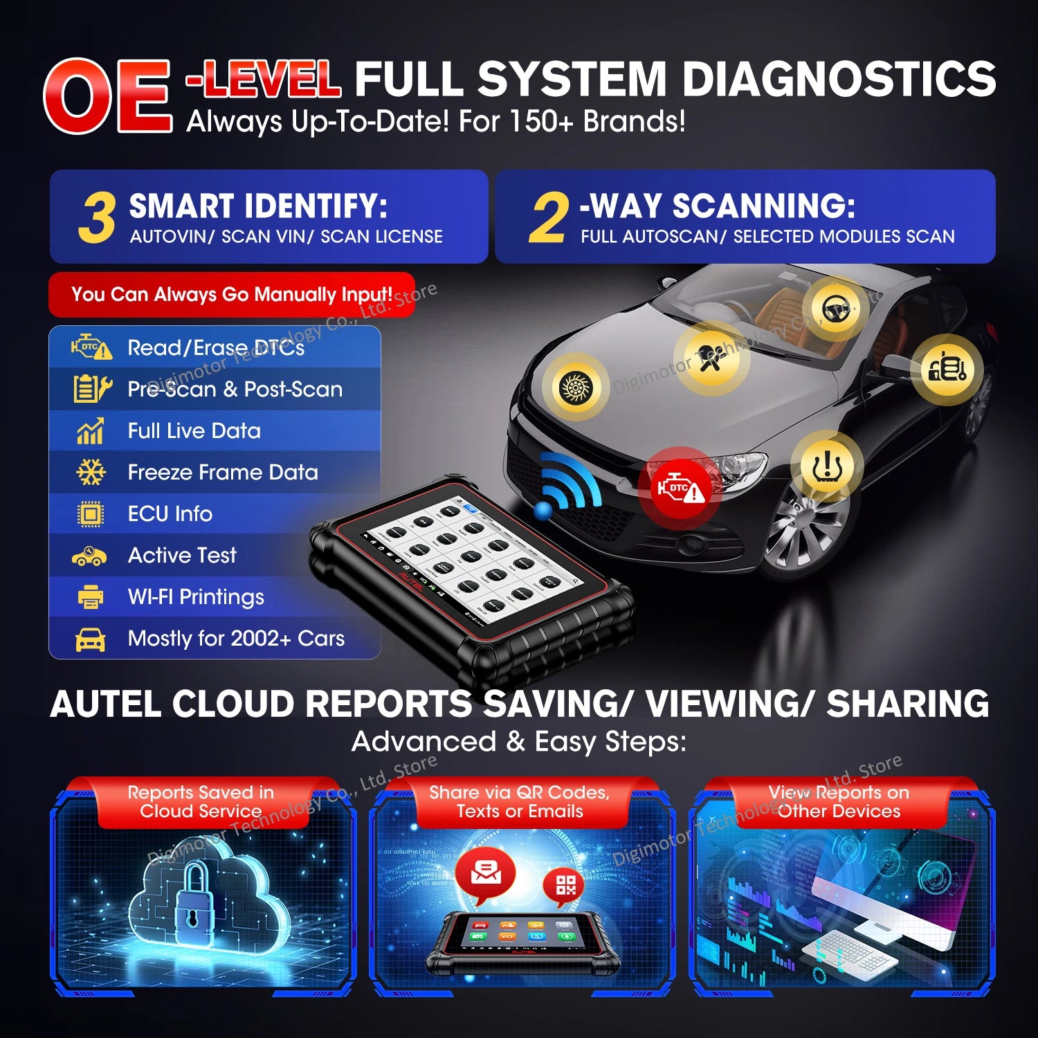 Autel MK900BT Automotive Diagnostic Scanner — image 4