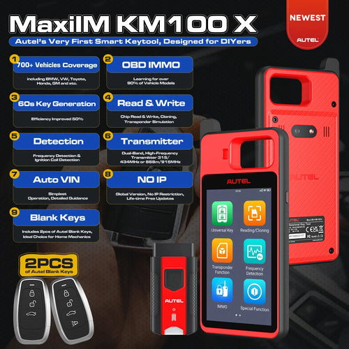 Autel MaxiIM KM100X Key Programmer and Immobilizer Tool