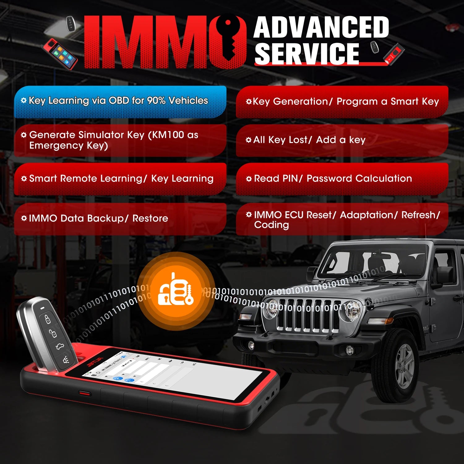 Autel MaxiIM KM100 Key Programmer and Immobilizer Tool