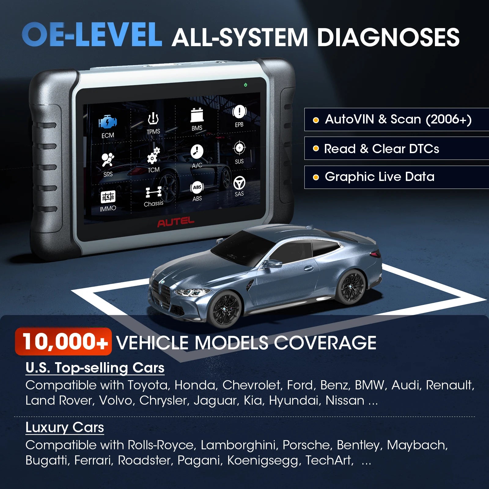 Autel Bidirectional Diagnostic Scanner