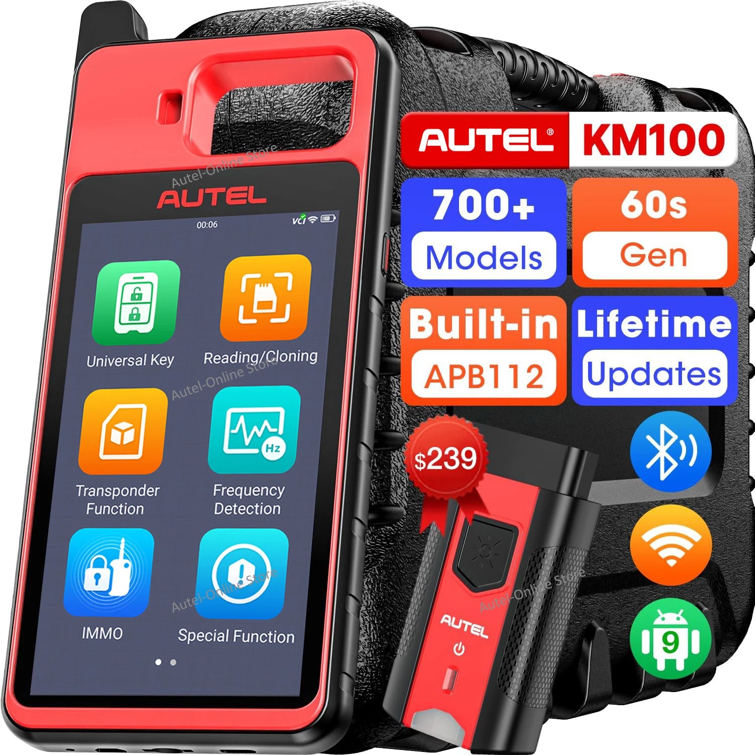 Autel MaxiIM KM100X Key Programmer and Immobilizer Tool