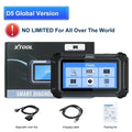 XTOOL D5 OBD2 Car Diagnostic Tool Auto VIN Automotive Scanner OIL Reset Injector Code Built-in FCA/CANFD Lifetime Free Update Blackbox Automotive Diagnostics