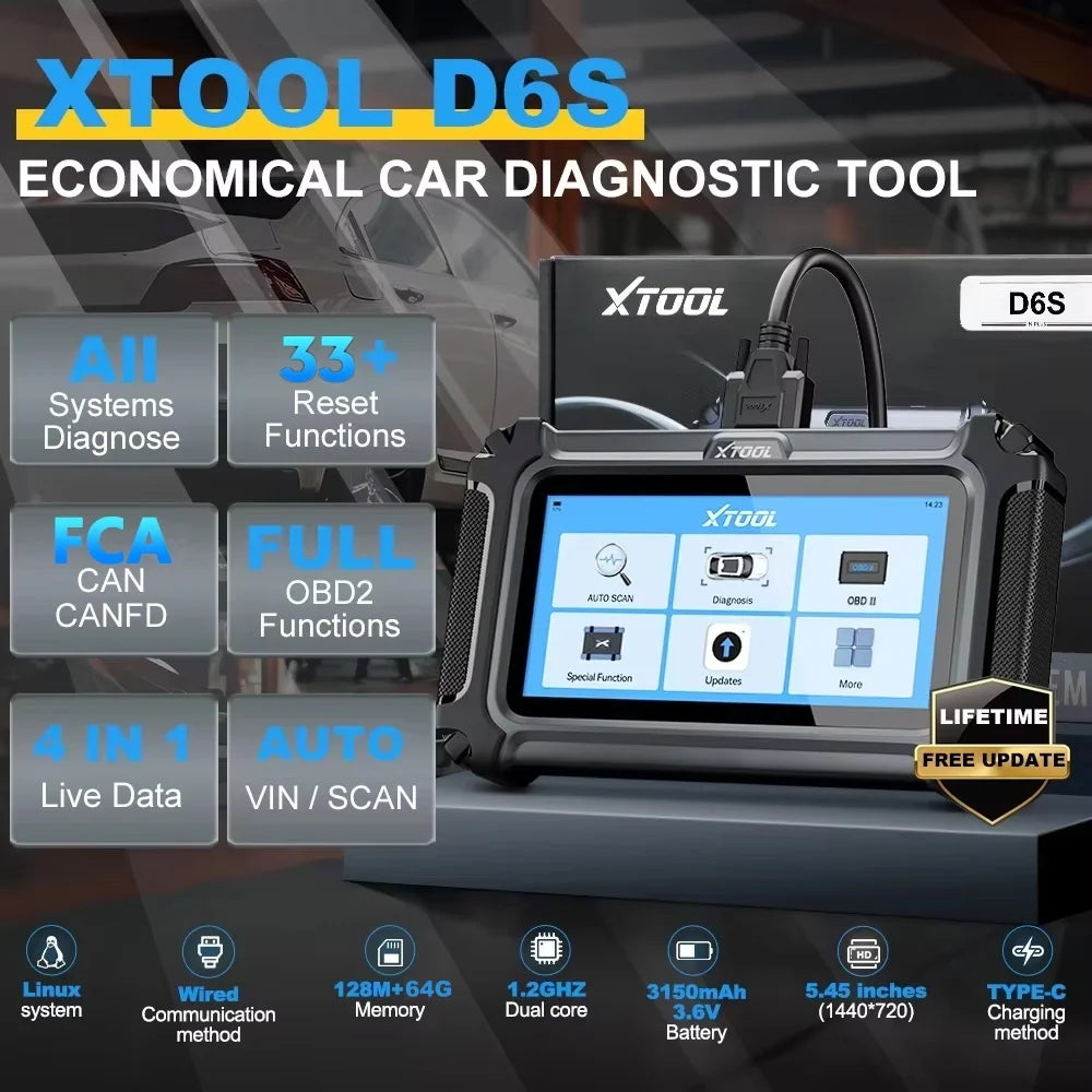 Xtool D6S Automotive Diagnostic Scanner — image 2