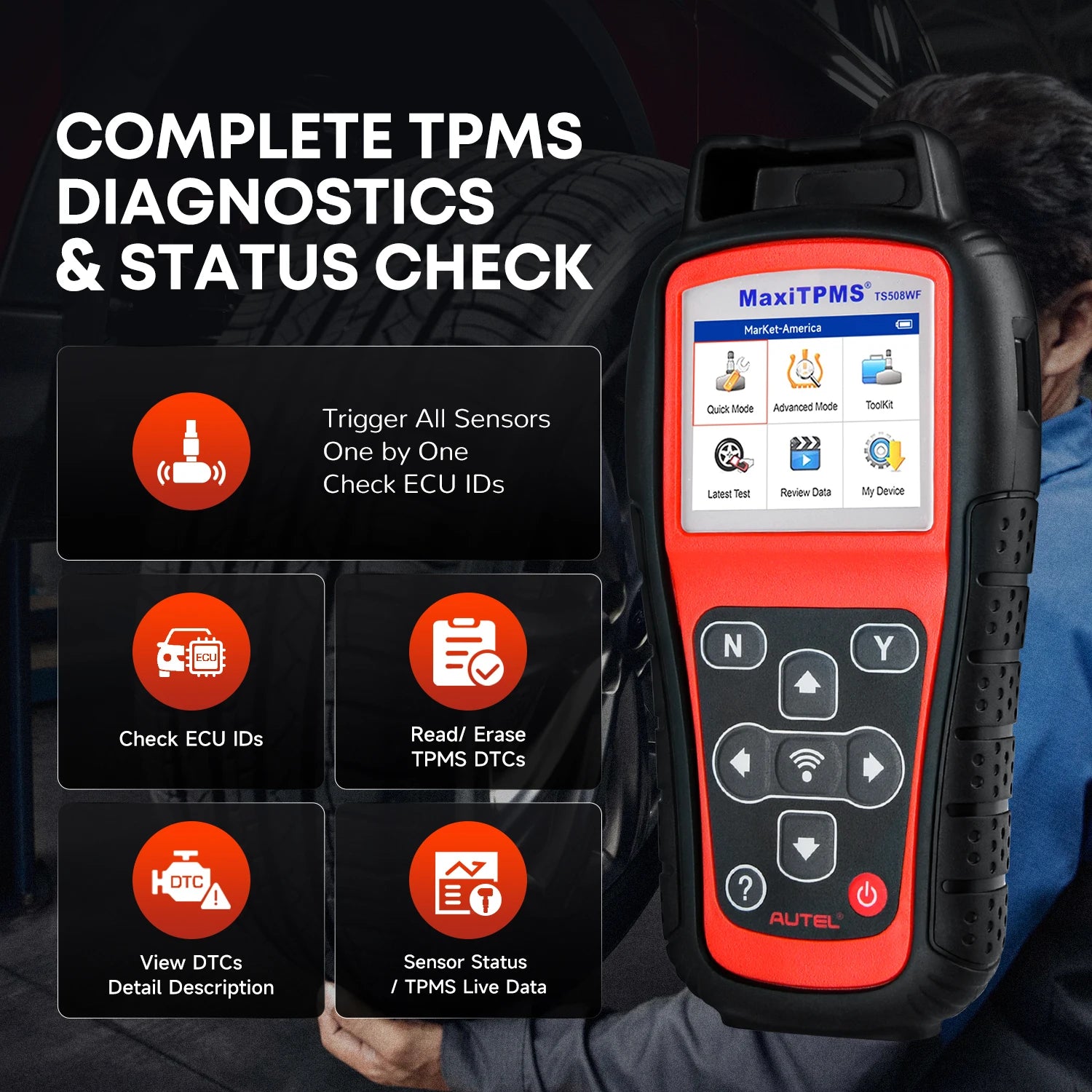 Autel MaxiTPMS TS508WF S