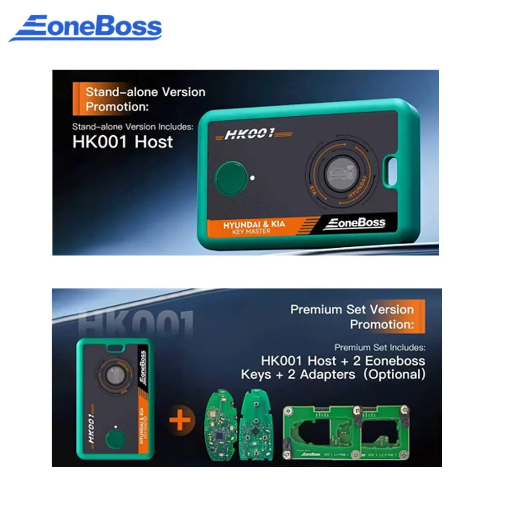 EoneBoss HK001 Key Master for Hyundai & for Kia Smart Key Initialization and Cloning Can Choose the Keys and Adapters Blackbox Automotive Diagnostics