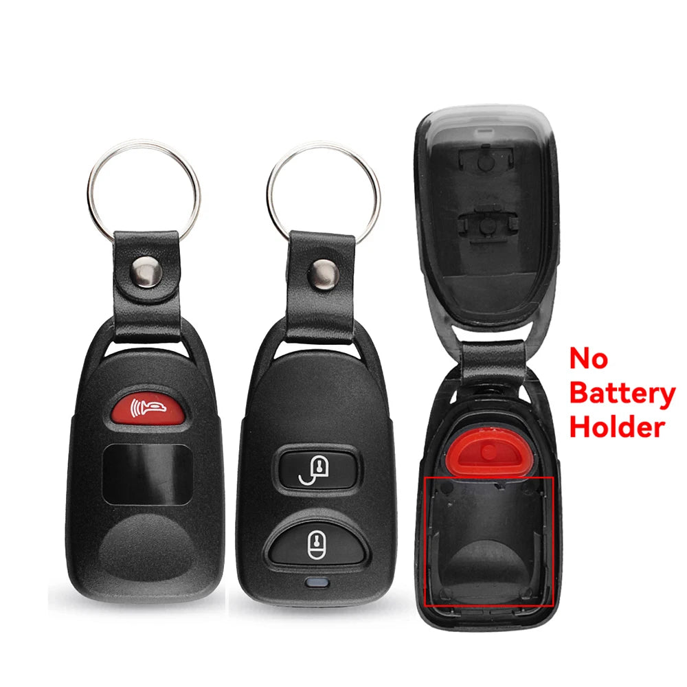 KEYYOU 4 Button 3+1 Panic Remote Key Shell Case Fob Covers 4 Buttons For Hyundai Elantra Sonata Santa 2006-2012 Blackbox Automotive Diagnostics