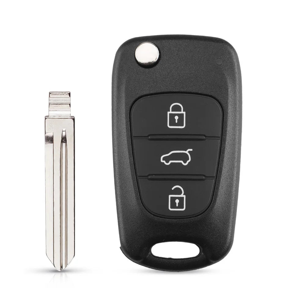 KEYYOU Flip Folding Remote Auto Car Key Shell For Kia Rio 3 Picanto Ceed Cerato Sportage K2 K3 K5 Soul For Hyundai Key Case Blackbox Automotive Diagnostics