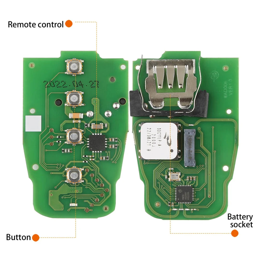 Xhorse XSADJ1GL XSADJ1EN Remote Key — Audi — image 4