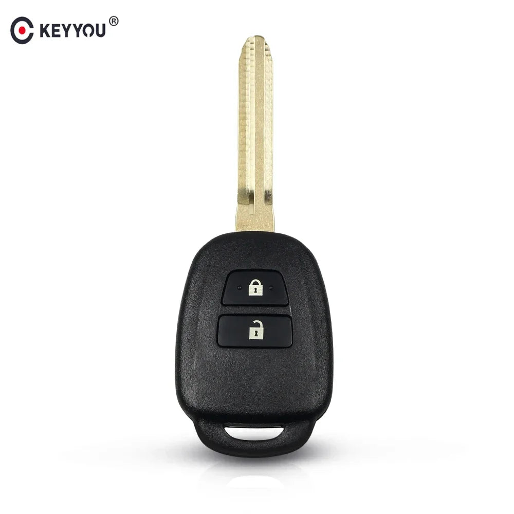 KEYYOU 2/4 Buttons Remote Car Key Shell Case Fob For Toyota CAMRY Corolla Reiz New Vios RAV4 Crown Key Blackbox Automotive Diagnostics
