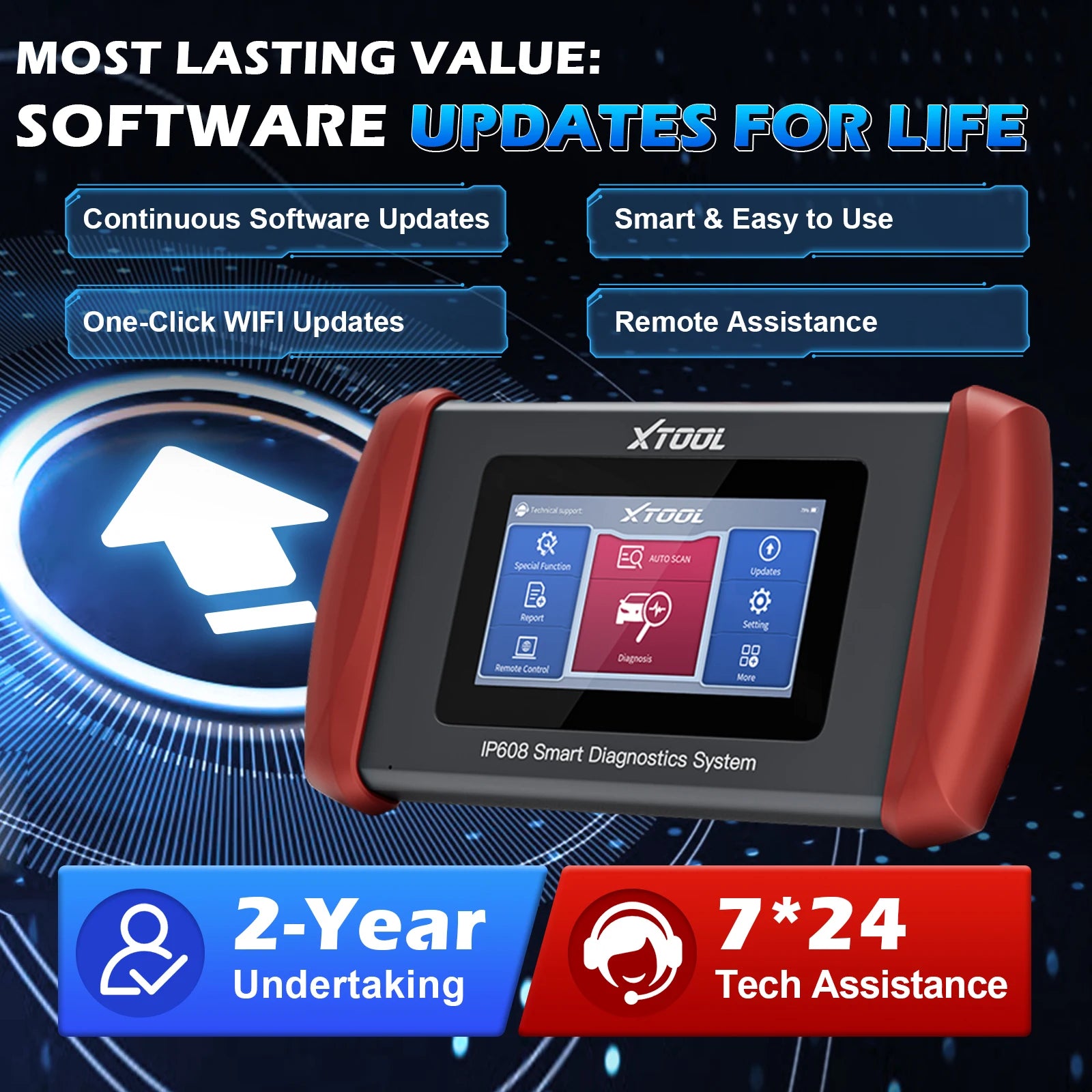 Xtool IP608 Automotive Diagnostic Scanner — image 4