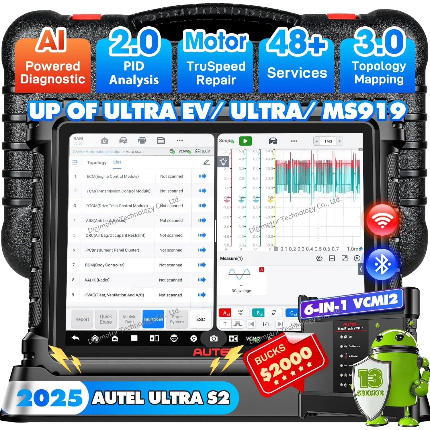 Autel UltraS2 Automotive Diagnostic Scanner