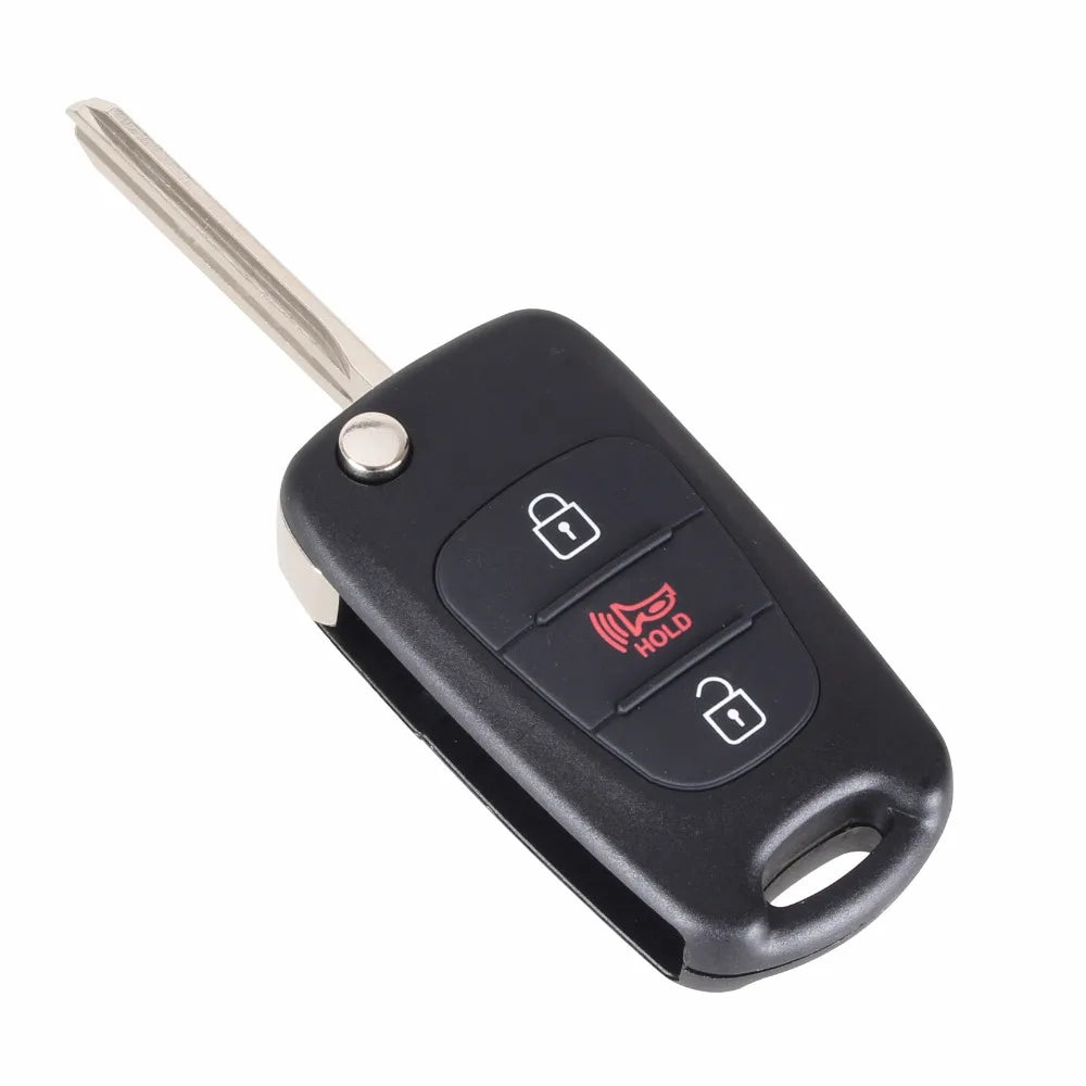 KEYYOU New 3 Buttons Flip Folding Remote Key Shell For HYUNDAI KIA SOUL Car Keys Blank Case Cover Blackbox Automotive Diagnostics