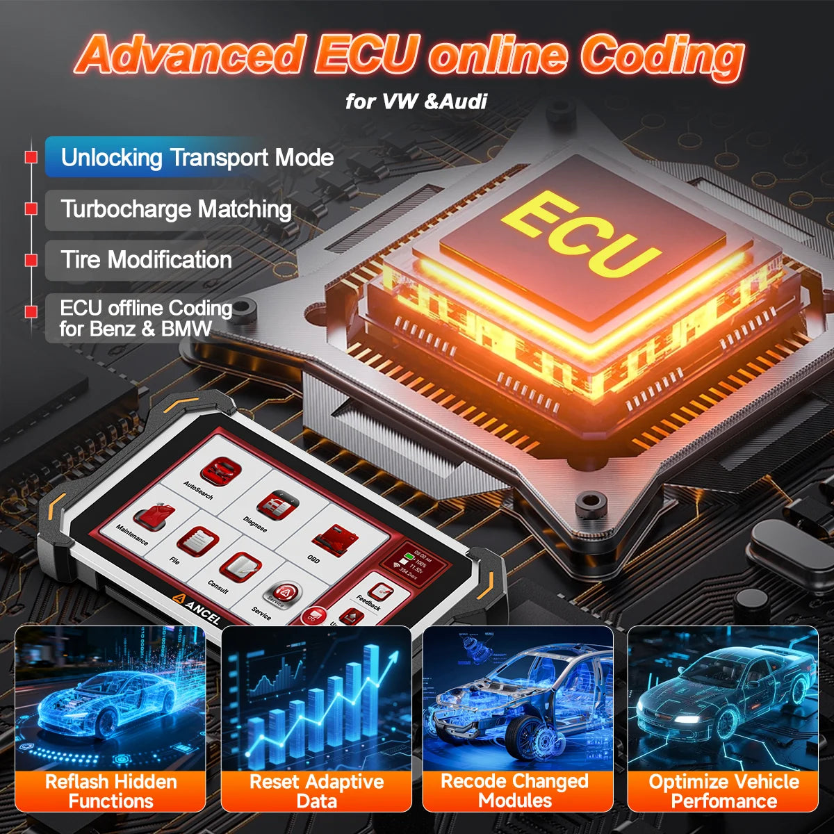 Ancel Bidirectional Diagnostic Scanner