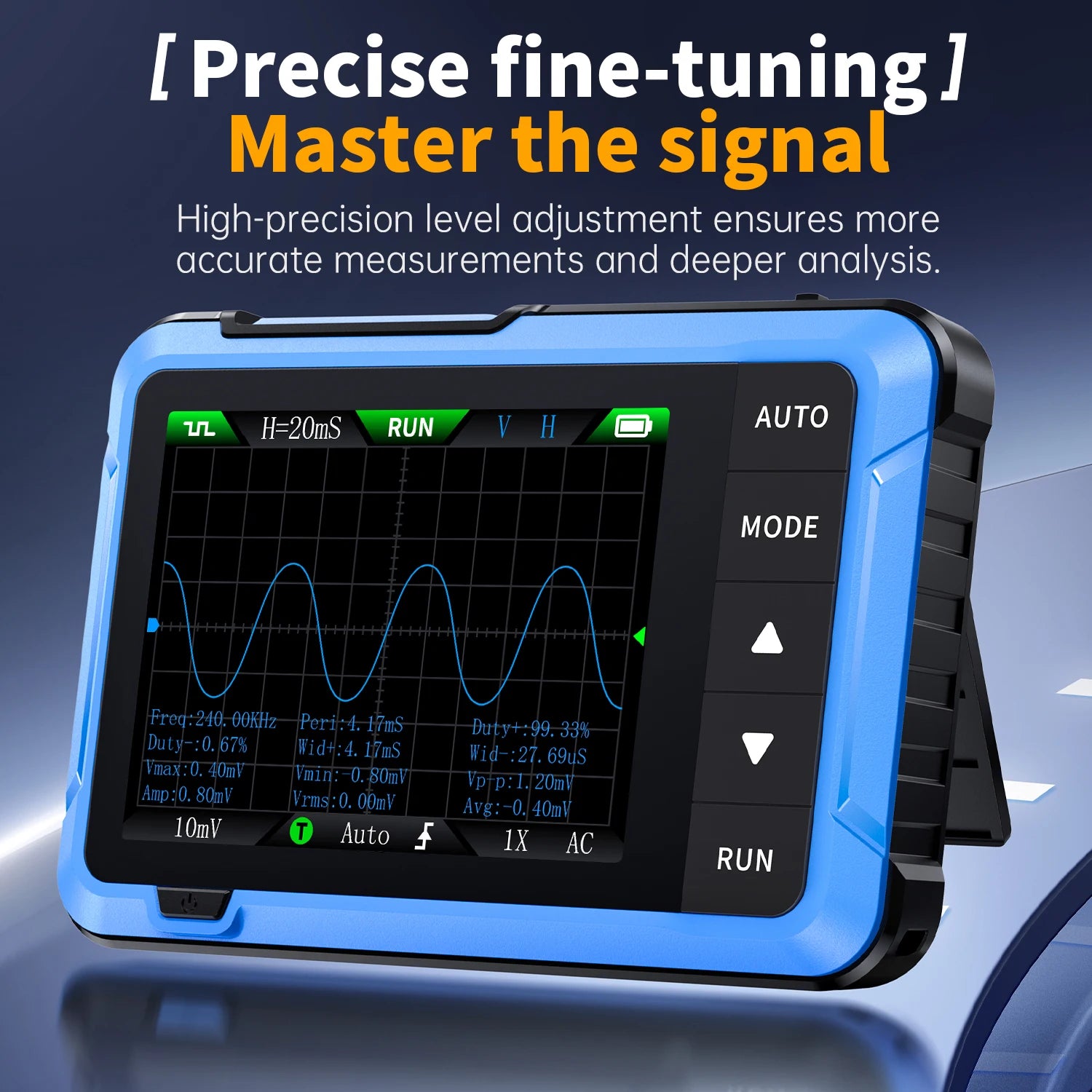 FNIRSI New DSO510 DSO152 DSO153 Mini Handheld Digital 2 IN 1 Oscilloscope Portable 48MS/s 10MHz Bandwidth Electronic Repair Tool Blackbox Automotive Diagnostics
