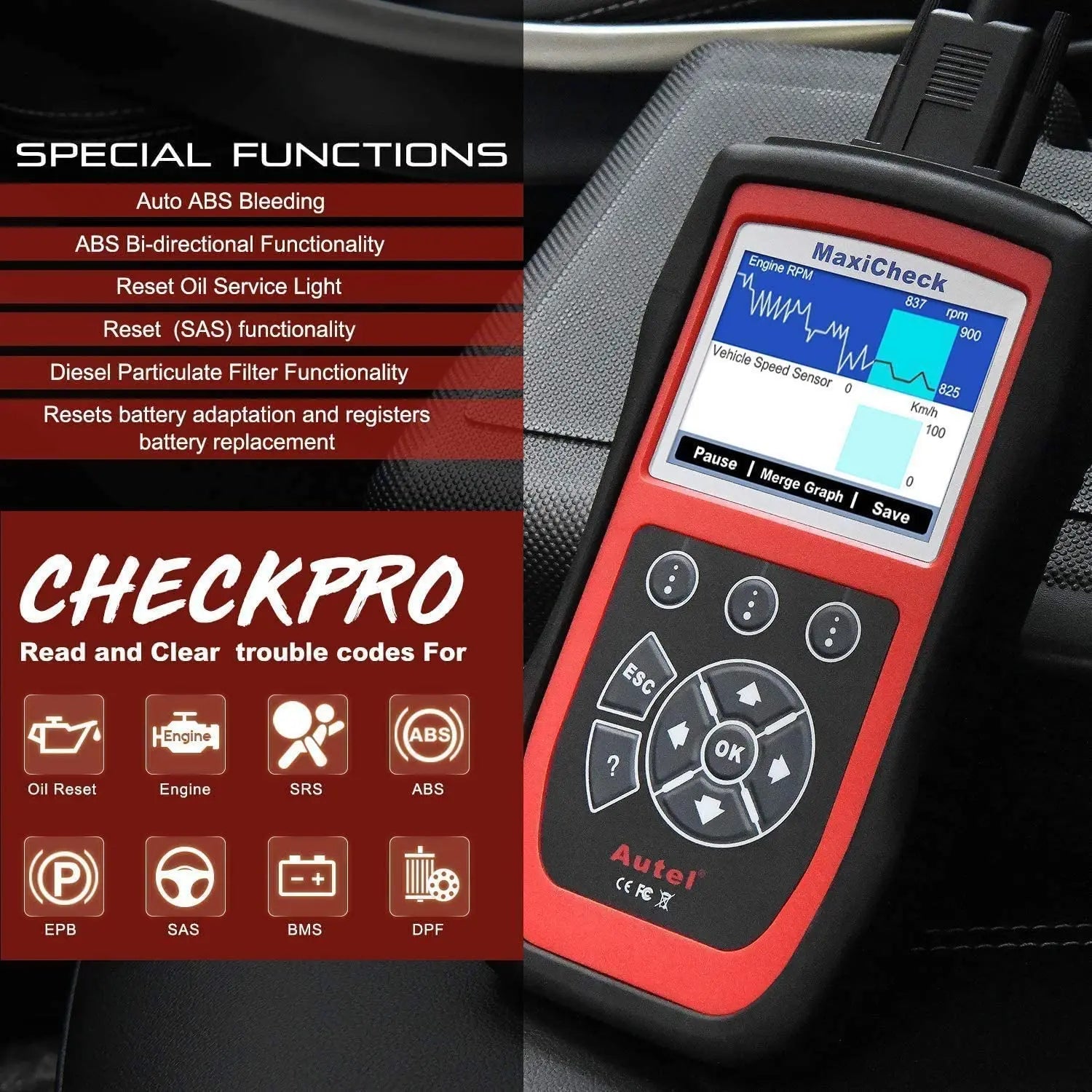 Autel MaxiCheck Pro S Service Reset Tool