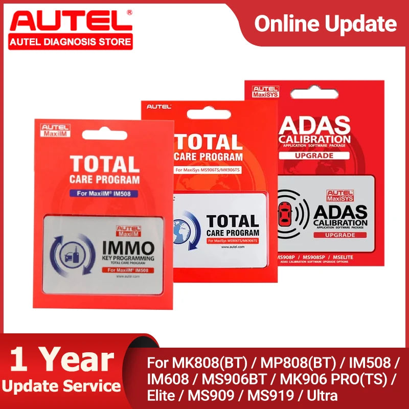 Autel MK808BT Software Update Service