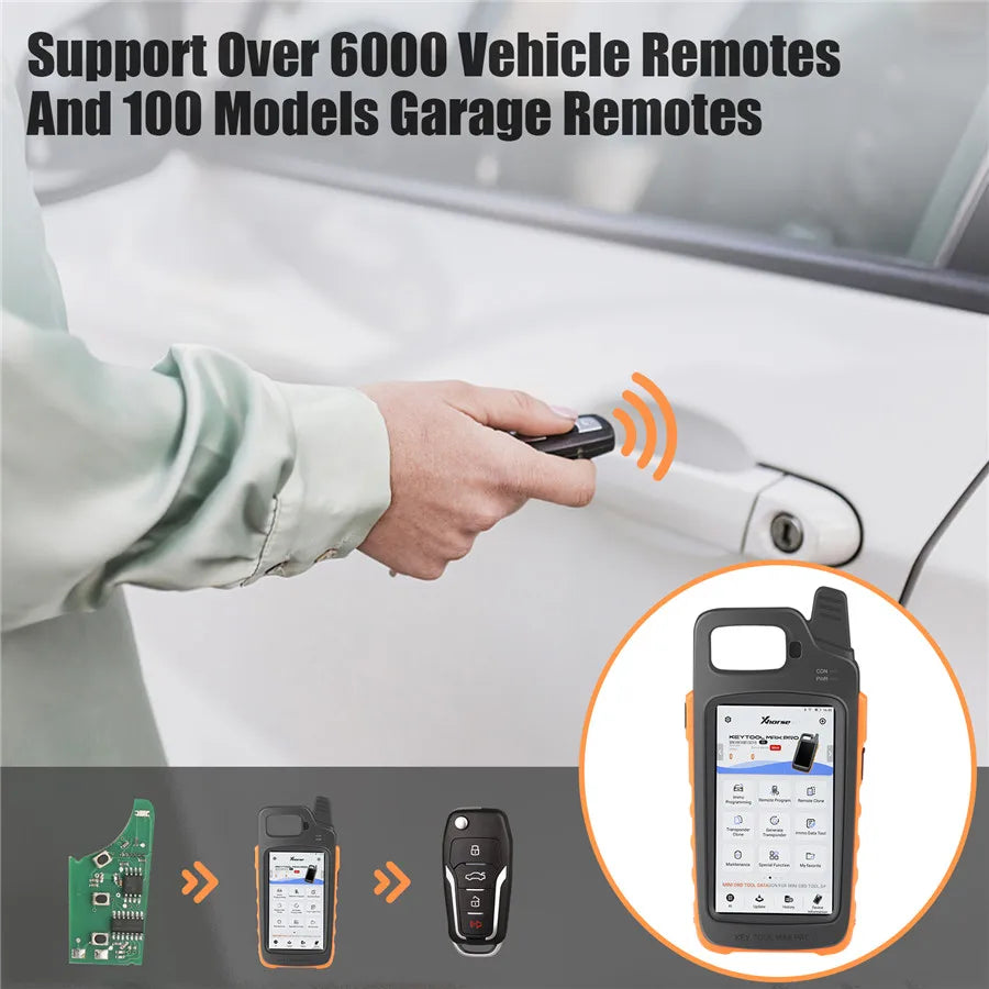 Xhorse VVDI Key Tool Max Pro Support Battery Voltage and Leakage Current With MINI OBD Tool Function Blackbox Automotive Diagnostics