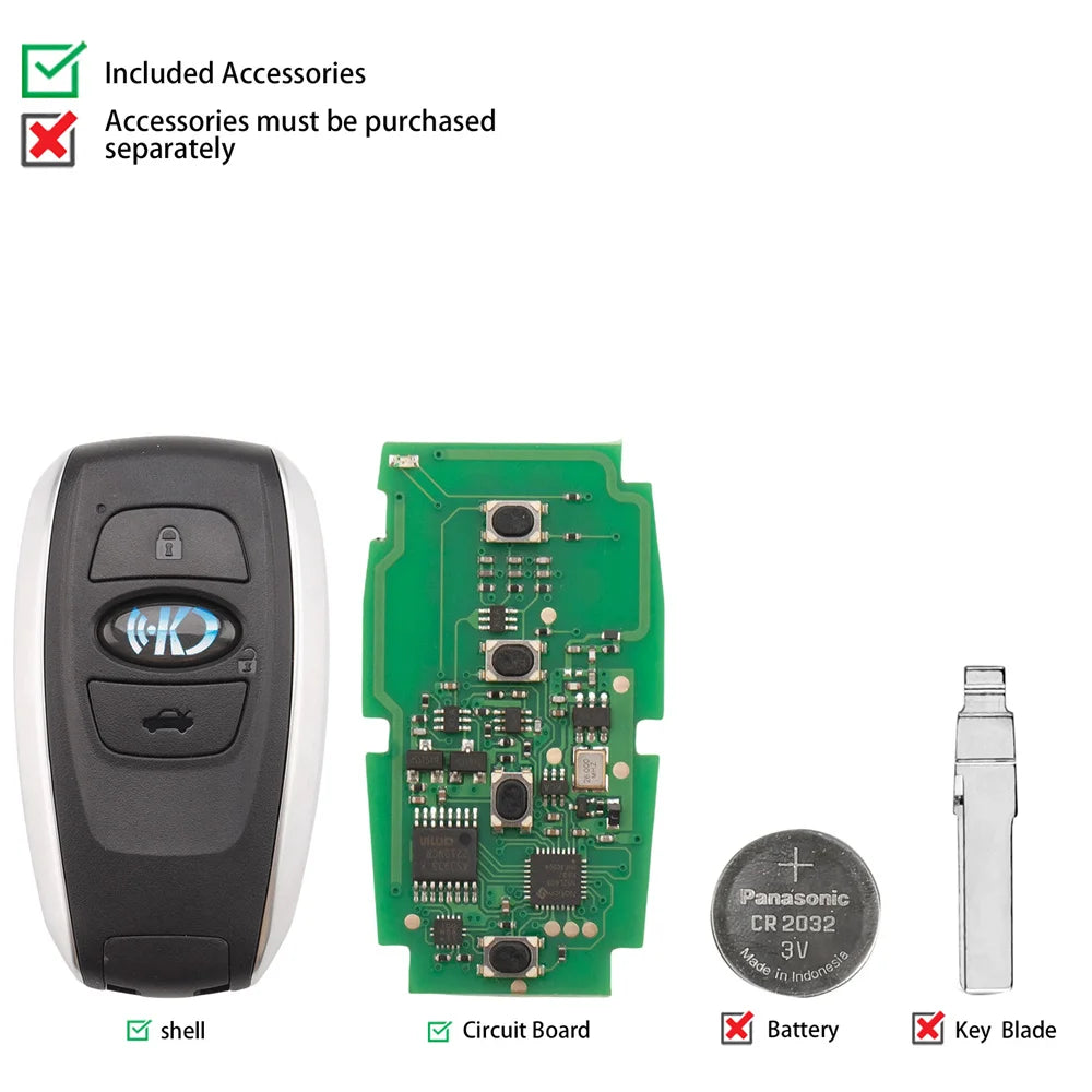 KEYDIY TIB67 Remote Key — Subaru — image 4