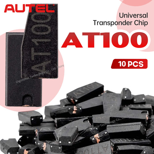 10pcs Autel AT100 Transponder Chip Used with Used with XP200, XP400, XP400PRO for Vehicles Key Programming Blackbox Automotive Diagnostics