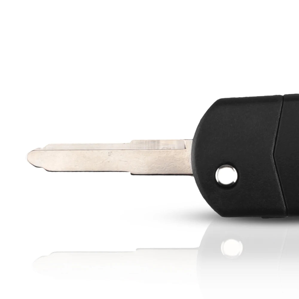 KEYYOU Folding Car Key Shell For MAZDA 2 3 5 6 RX8 MX5 Flip Remote Key Black Fob Case Cover 3 Buttons Key Car-Styling Blackbox Automotive Diagnostics