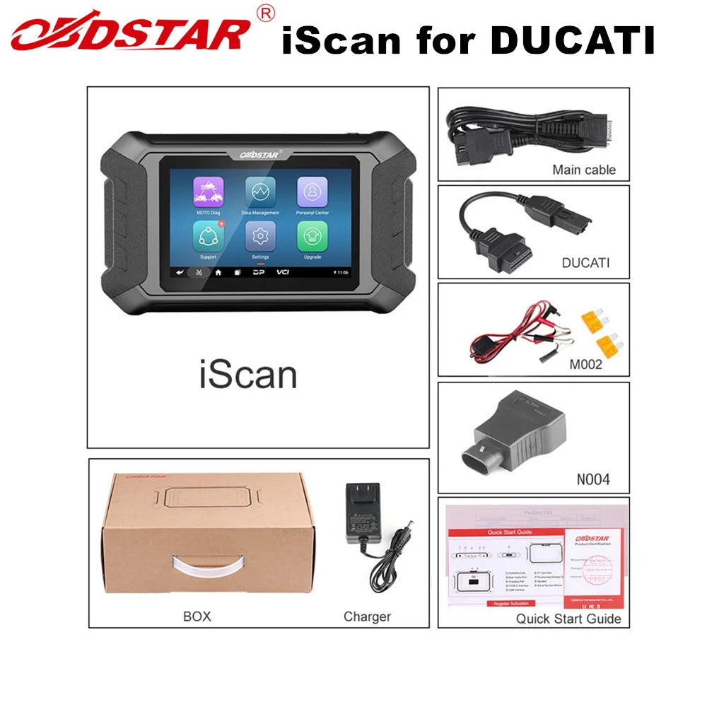 OBDSTAR iScan for DUCATI Motorcycle Diagnostic Scanner Blackbox Automotive Diagnostics