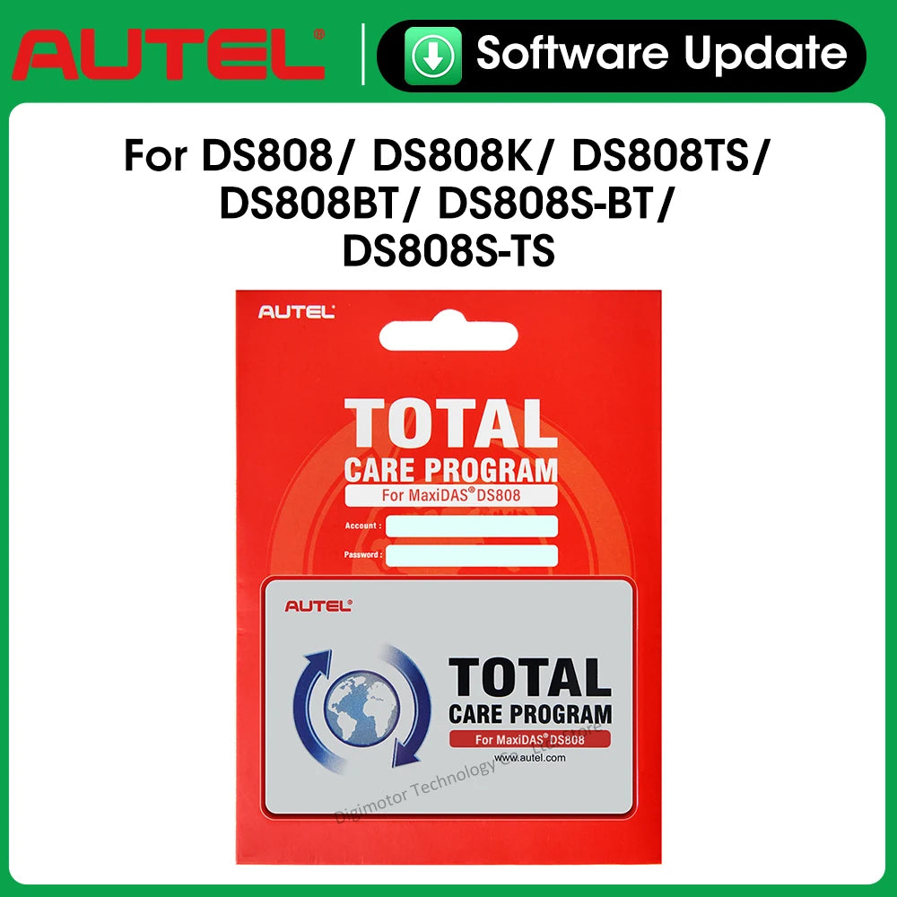 Autel DS808 DS808K DS808BT Software Update