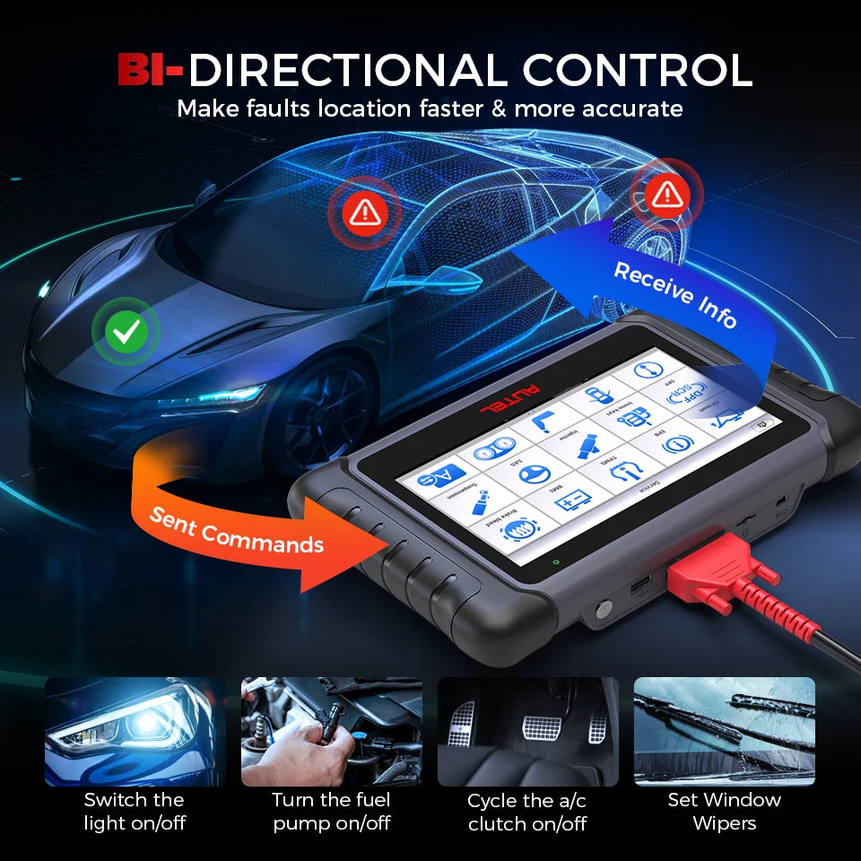 Autel MaxiCOM MK808KBT Bidirectional Diagnostic Scanner