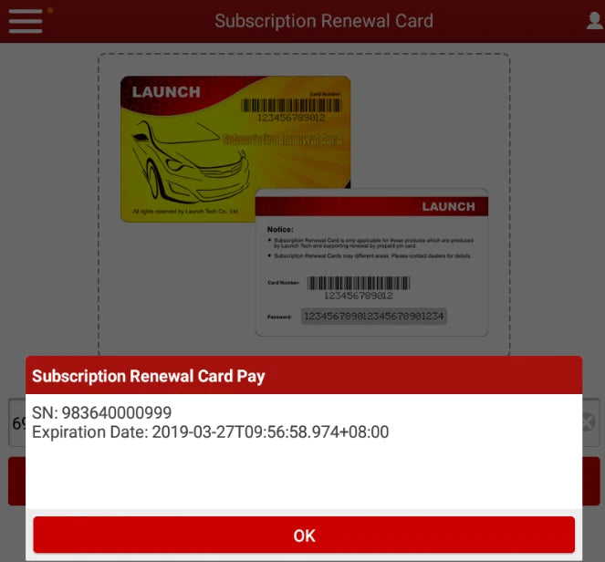 Launch X431 Software Update Service