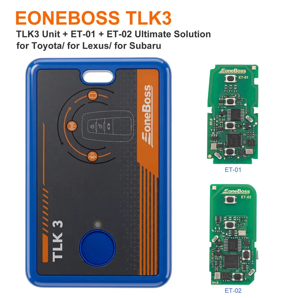 EONEBOSS TLK1 Key Unlocking Device Or EONEBOSS TLK2 Locked Key Reuse Tool Or EONEBOSS TLK3 Unit + ET-01 + ET-02 Blackbox Automotive Diagnostics