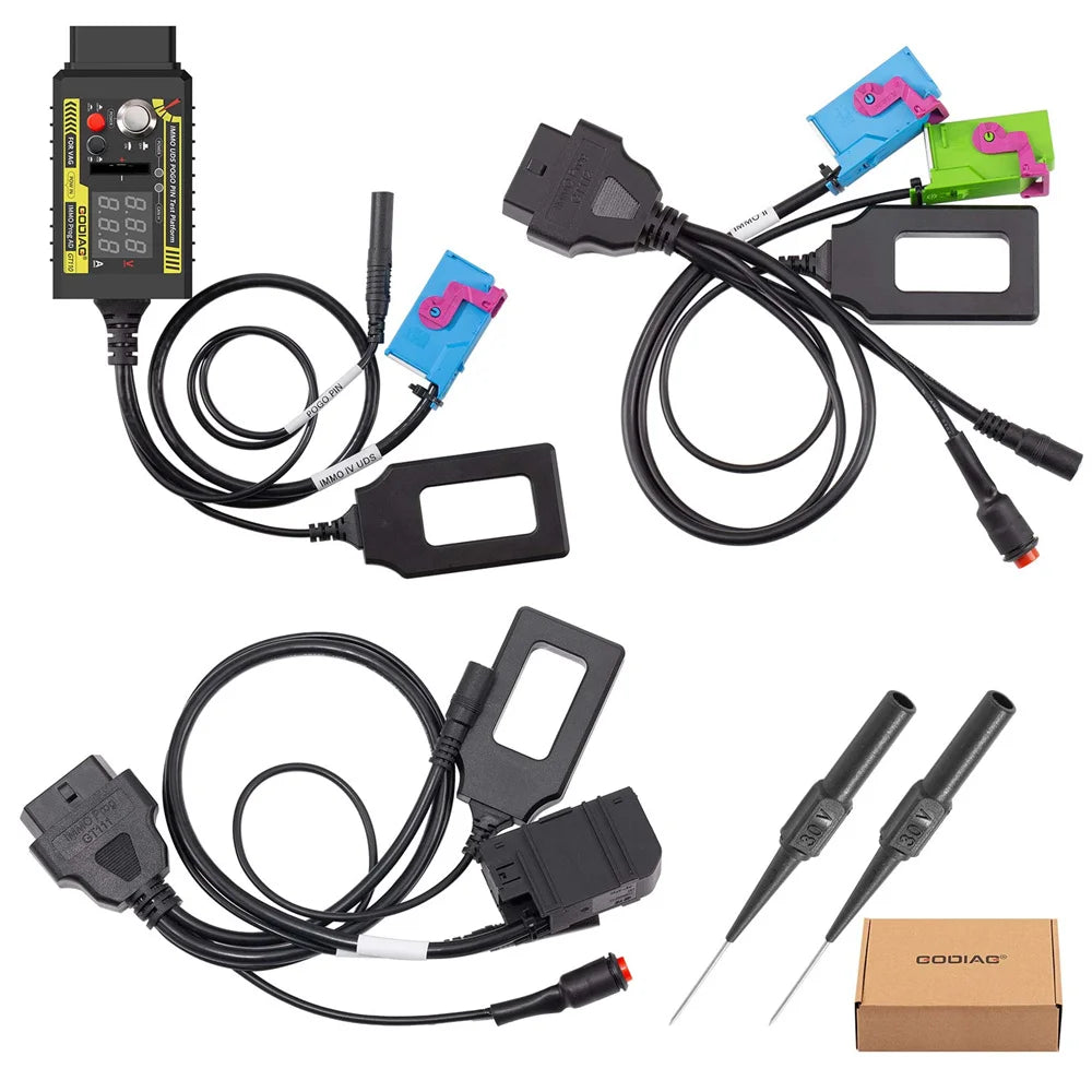 GODIAG GT112 K-Line IMMO Key Matching+GODIAG GT111 IMMO Key Matching with POGO PIN+GODIAG GT110 IMMO System Blackbox Automotive Diagnostics
