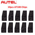 10pcs Autel AT100 Transponder Chip Used with Used with XP200, XP400, XP400PRO for Vehicles Key Programming Blackbox Automotive Diagnostics
