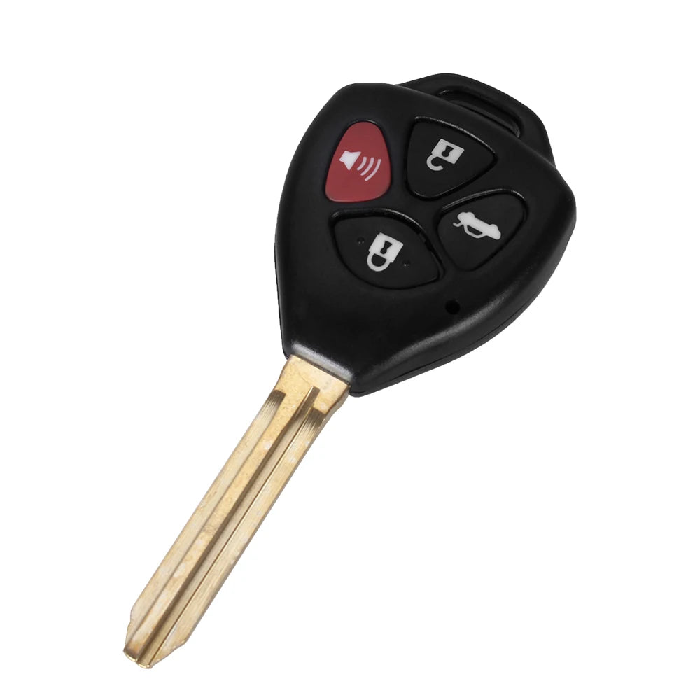 KEYYOU Uncut Replacement Plastic Remote Blank Keys For Toyota Camry 2007 2008 2009 2010 Avalon Corolla Matrix RAV4 Venza Yaris Blackbox Automotive Diagnostics