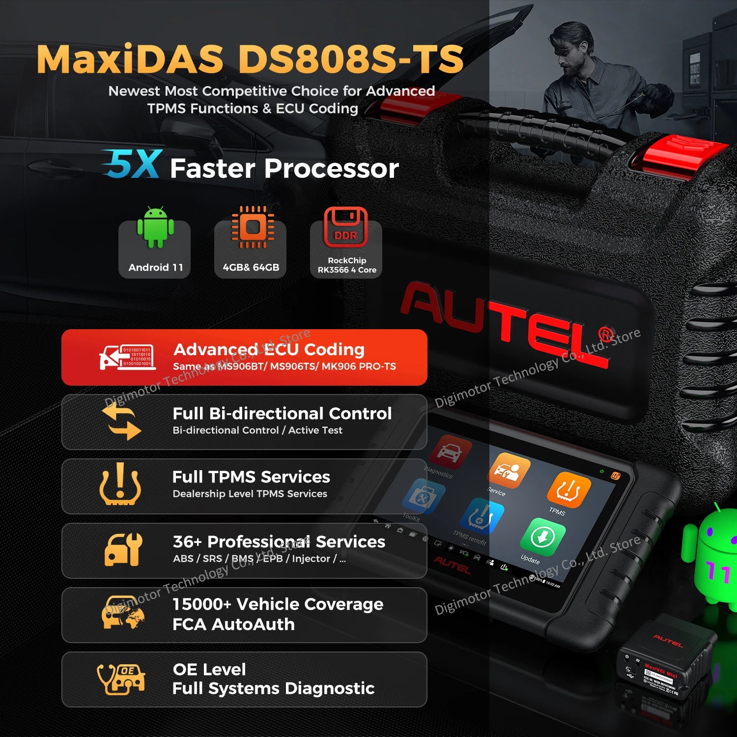 Autel DS808S-TS TPMS Service Tool — image 3