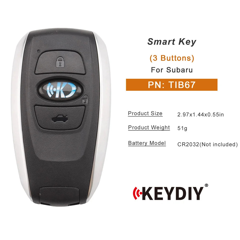 KEYDIY TIB67 Remote Key — Subaru — image 6