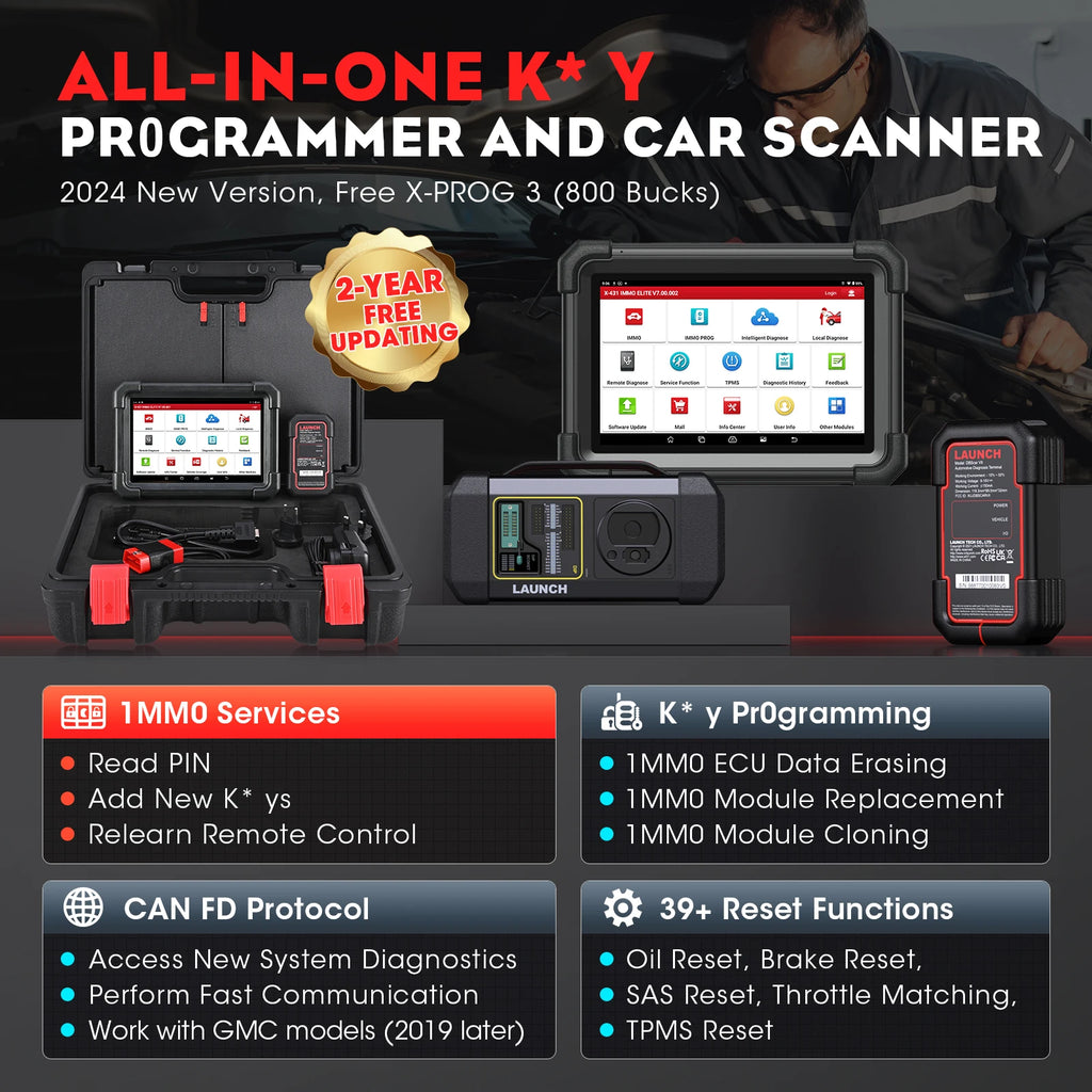 Launch X431 Key Programmer and Immobilizer Tool