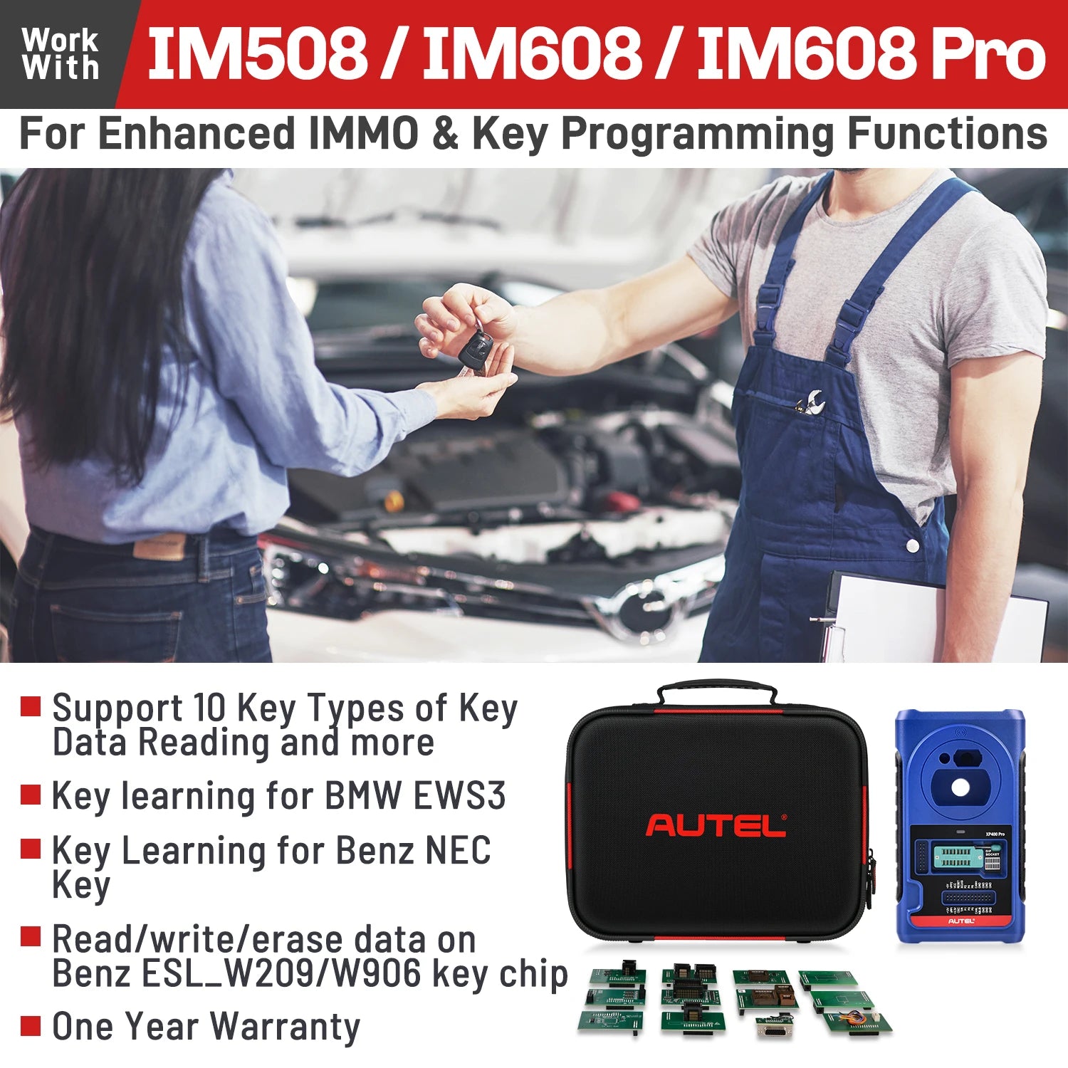 Autel XP400Pro Key Programmer and Immobilizer Tool