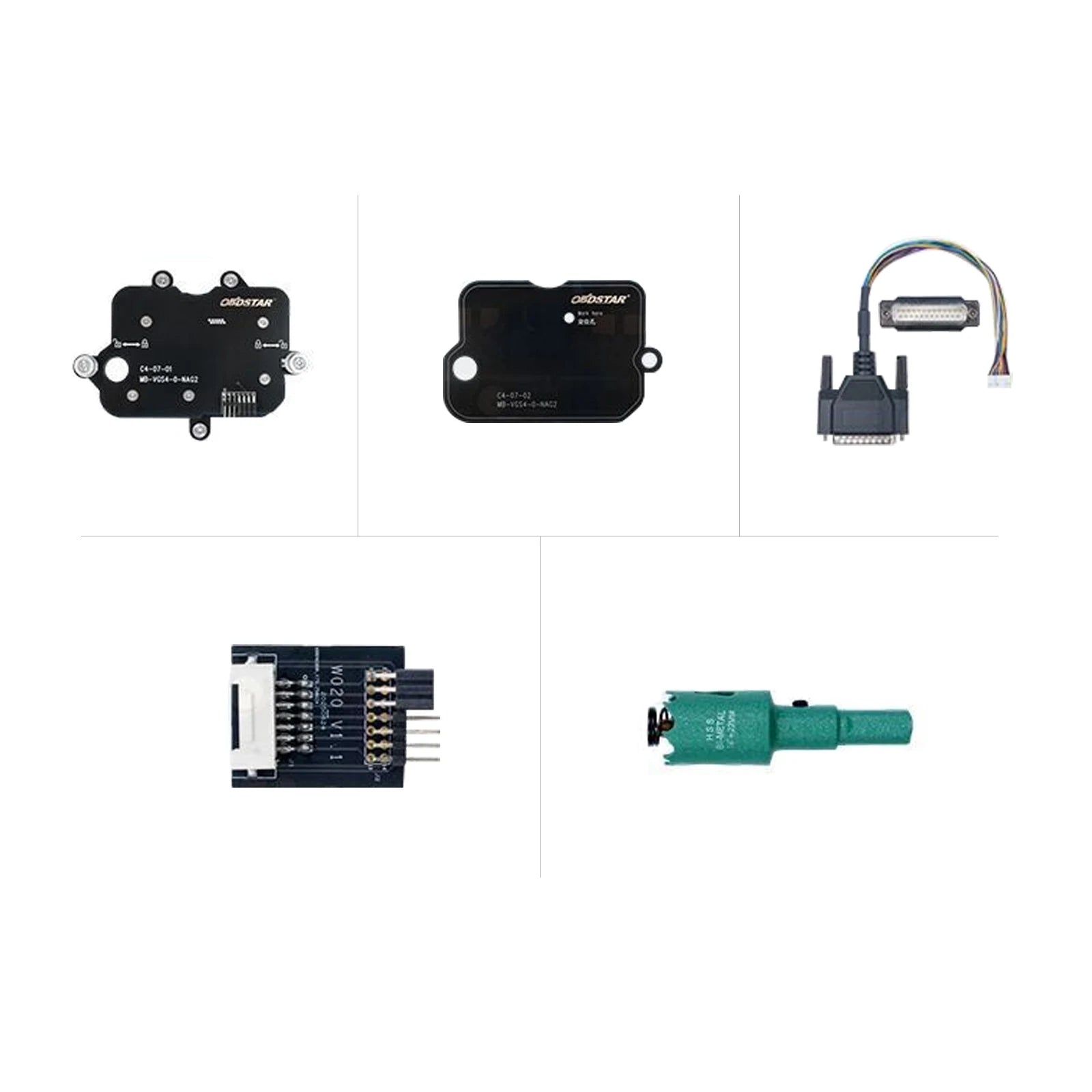 OBDSTAR C4-07 (MB-VGS4-0-NAG2) Adapter Kit Used with X300 G3/KeyMaster G3/DC706 Blackbox Automotive Diagnostics