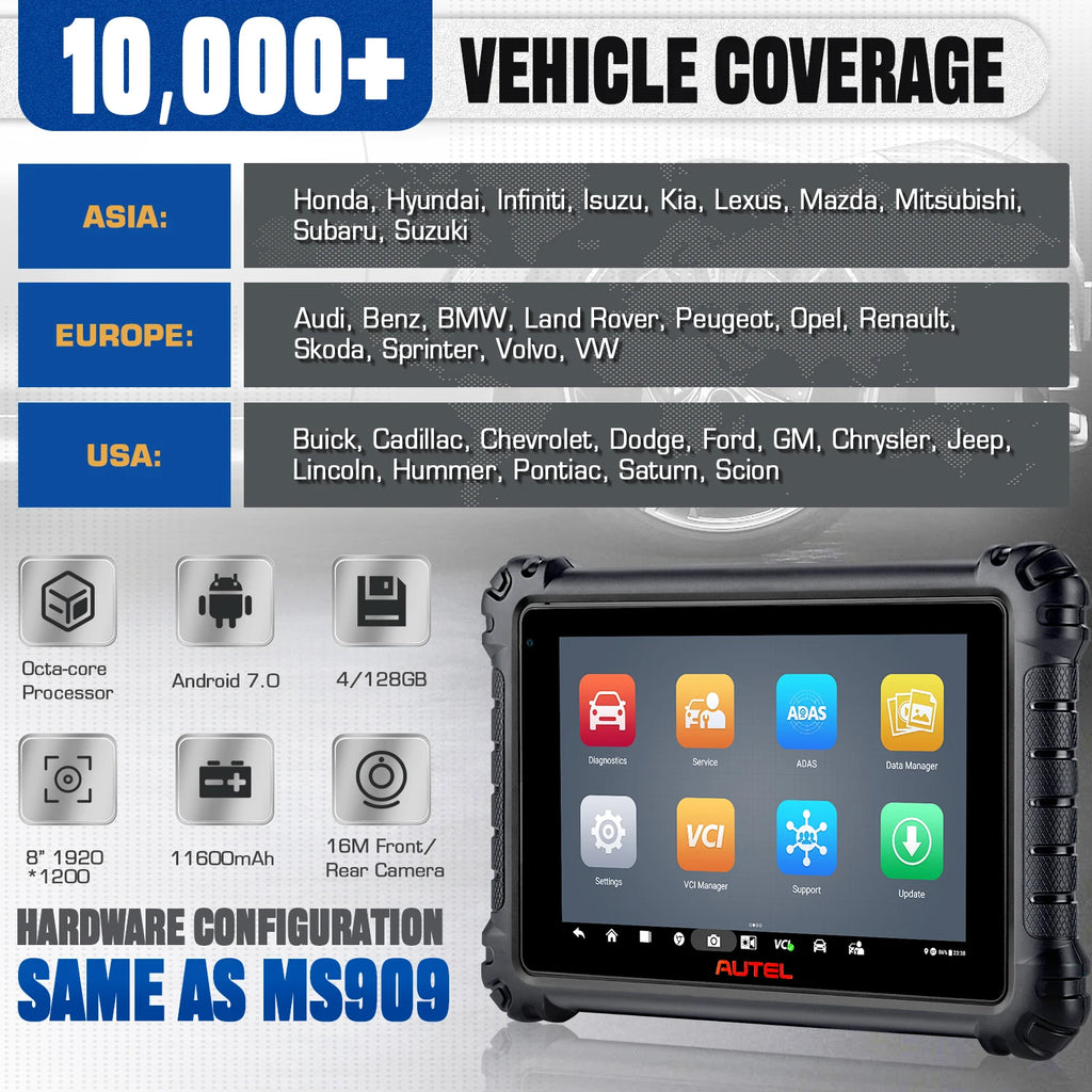 Autel MaxiSYS MS906 Pro Bidirectional Diagnostic Scanner