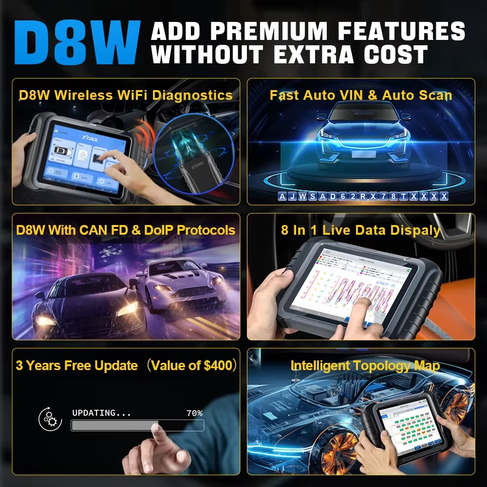 Xtool D8W BT Automotive Diagnostic Scanner — image 6